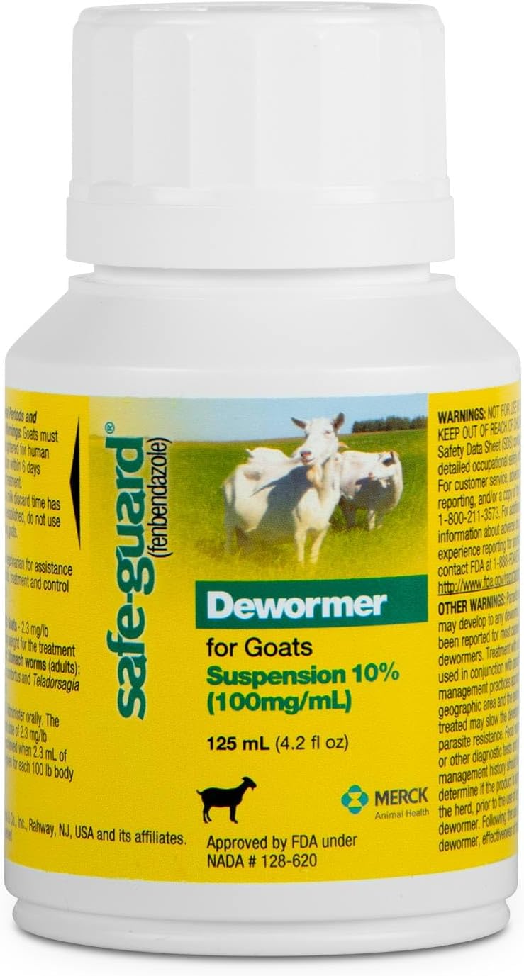 safe guard fenbendazole dewormer liquid 125ml