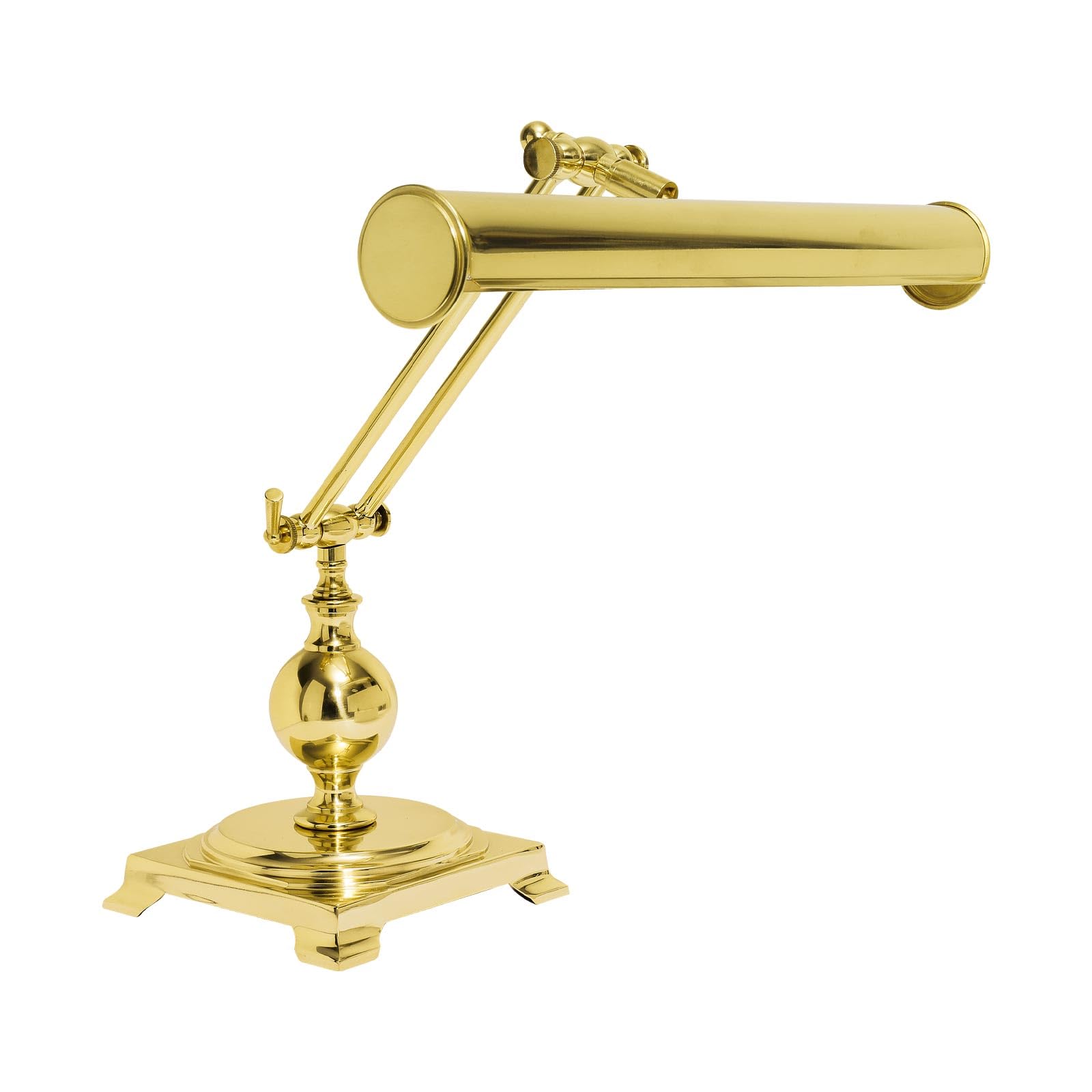 Lampada da tavolo in ottone massiccio alta 43 cm regolabile E14 lampada banker lampada da tavolo lampada da studio lampada da pianoforte