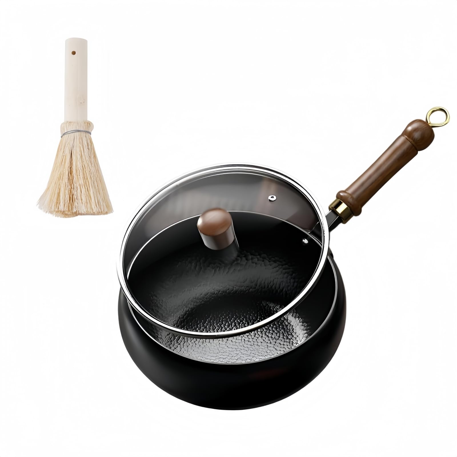 Amazon | 【一生錆びない】極鉄鍋 24cm 中華鍋/深型フライパン 南部