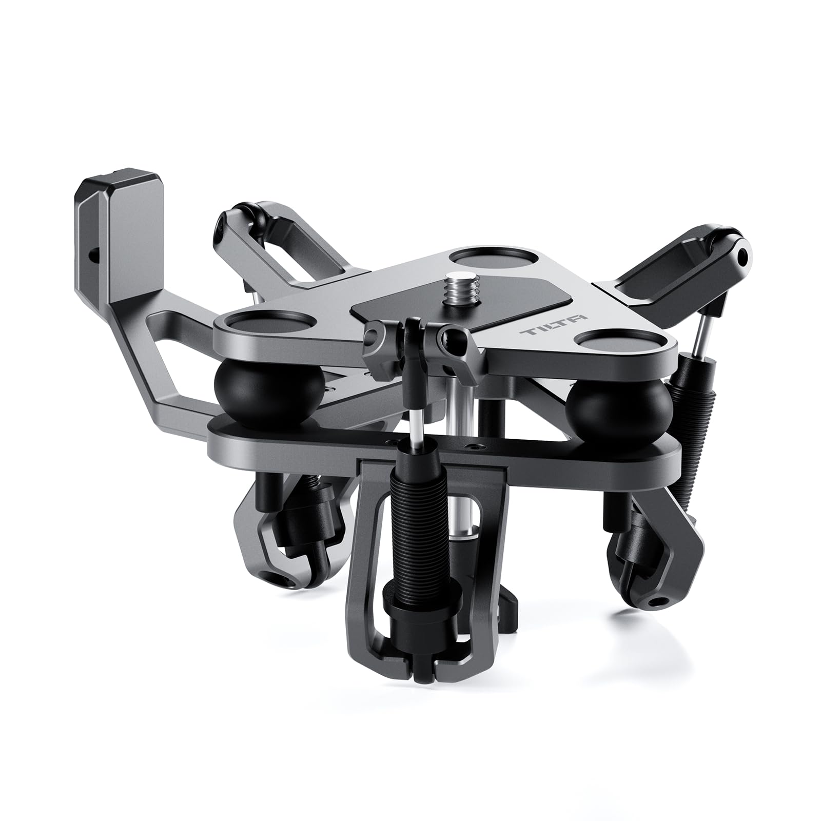 Tilta Cabezal Amortiguador Universal para Hydra Alien Mini Compatible con Cámaras de Acción con Rosca de 1/4"-20, NATO - Gris Titanio HDA-T15-SAH2-TG