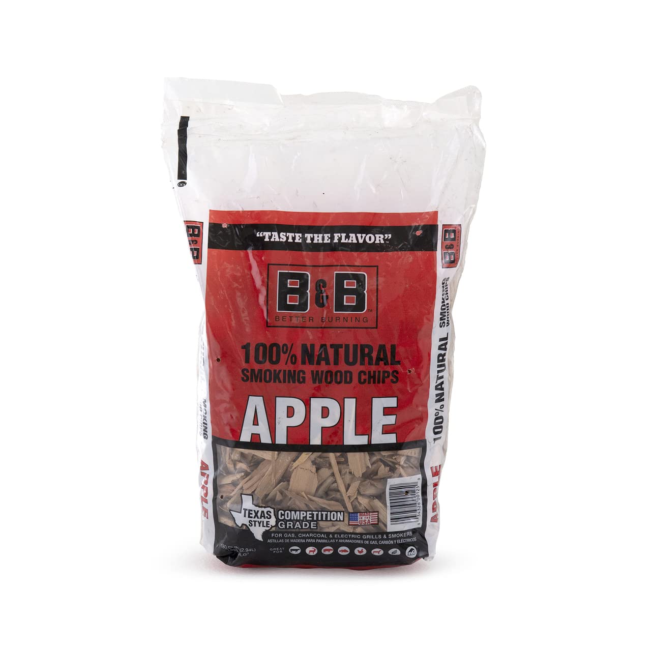 B&B Charcoal Cherry Wood Smoking Chips 180 cu. in. - Case of: 1