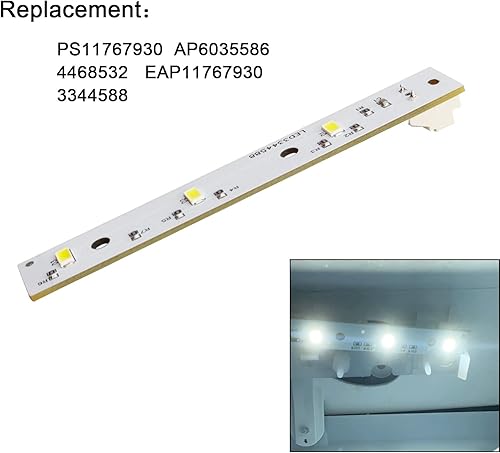 Miniatura 2 de Bydorunce Placa de luz LED WR55X26671 de repuesto para PS11767930 AP6035586 4468532 EAP11767930 3344588