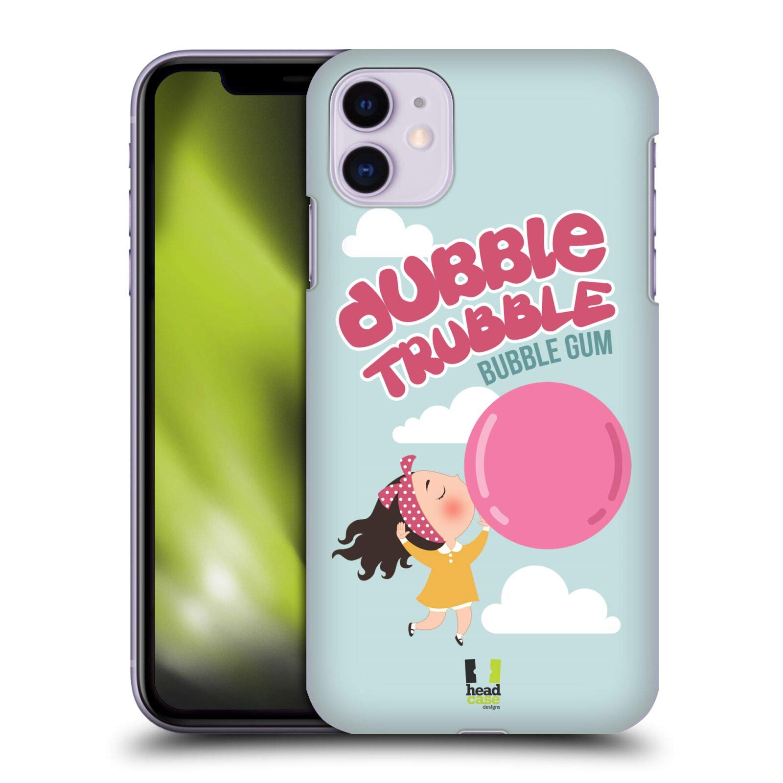 Head Case Designs Dubble Trubble Bubble Gum Vintage Ads Series 2 Hard Back Case Compatible with Apple iPhone 11