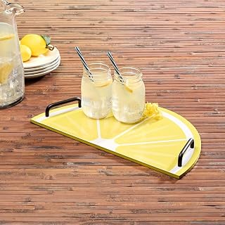 Summertime Fruits Wood Serving Tray - Pineapple