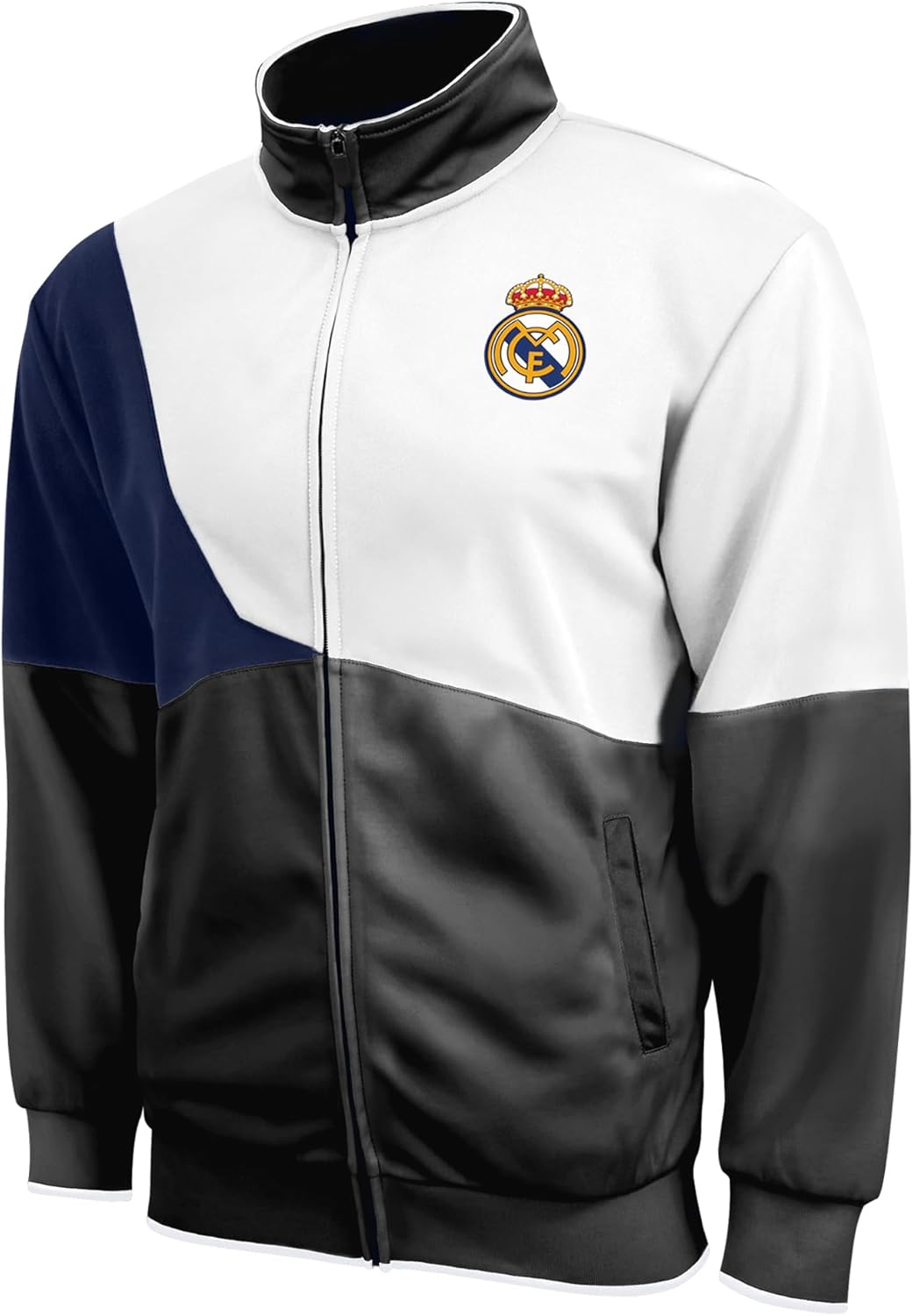 Icon Sports Officially Licensed Real Madrid CF Track Jacket - Unisex Adult - Image 4