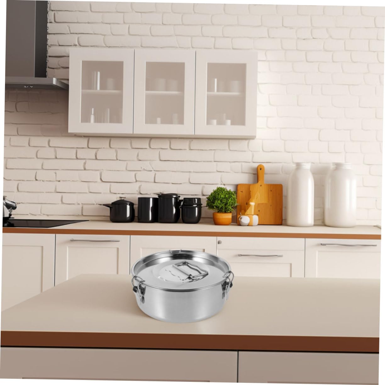 Toddmomy Accesorio Para Flanera Molde Con Tapa Para Hacer Flan y Hornear Pasteles