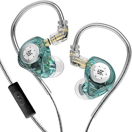 Miniatura 4 de KZ EDX PRO - Auriculares de doble circuito magnético de 0.394 pulgadas, auriculares senleeor KZ 1DD Deep Bass con cables de pin C extraíbles (sin