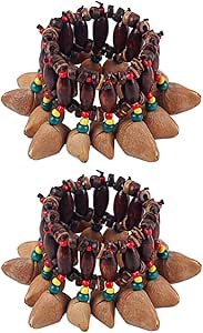 Amazon.com: SUPVOX African Nutshell Handbell Craft Dance Wrist Bells ...