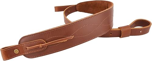 Miniatura 2 de Cinturón de caza de rifle de cuero acolchado cómodo correa de hombro suave cuero genuino accesorios de caza
