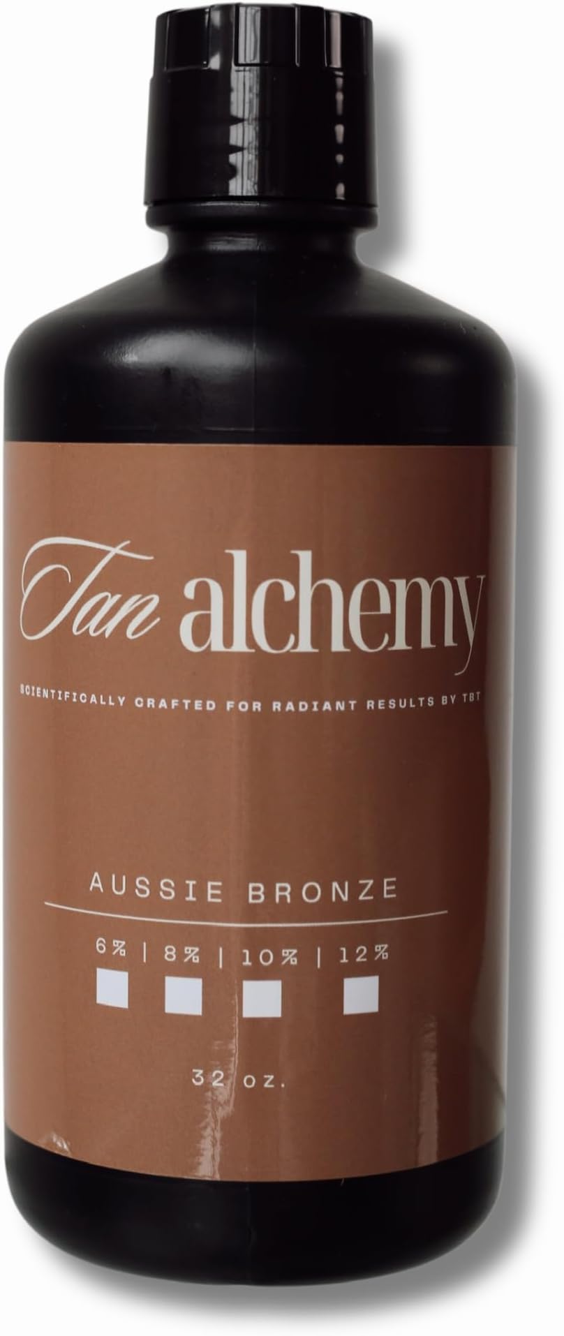 Tan Alchemy, Aussie Bronze 2-32oz bottles of 8%, Med DHA Sunless Airbrush Spray Tanning Solution (64oz)