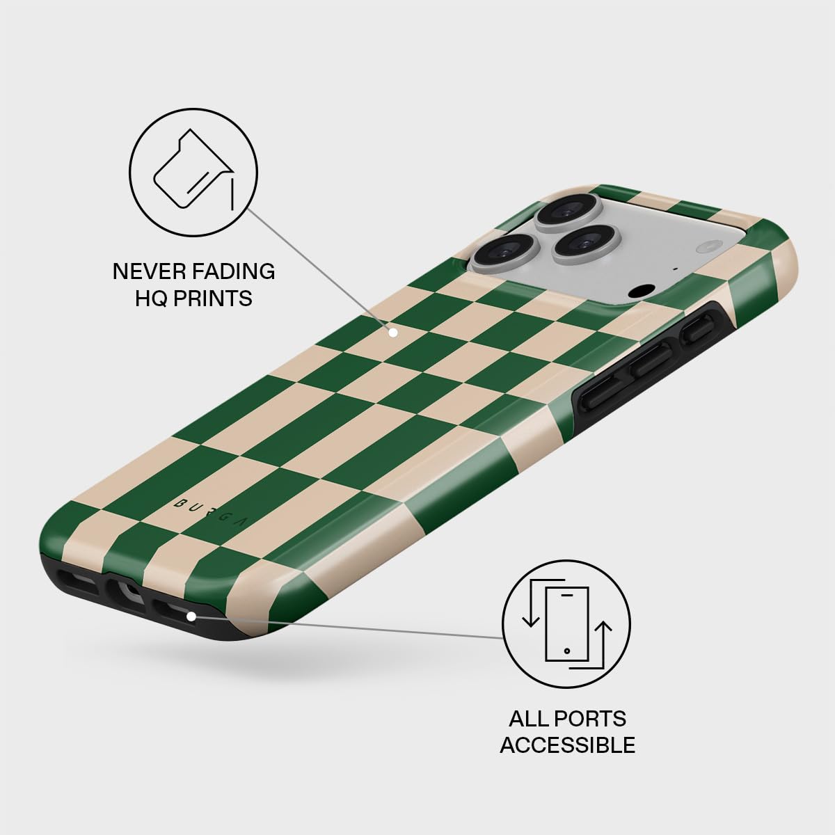 Amazon.com: BURGA Unisex Phone Case for iPhone 17 ProMax – Dual
