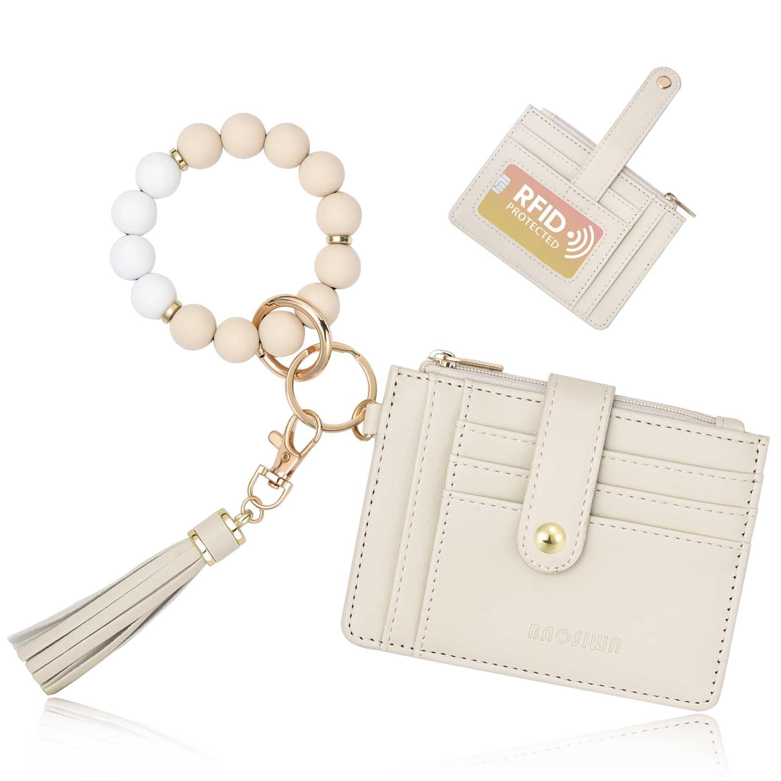 silicone wrislet keychain wallet