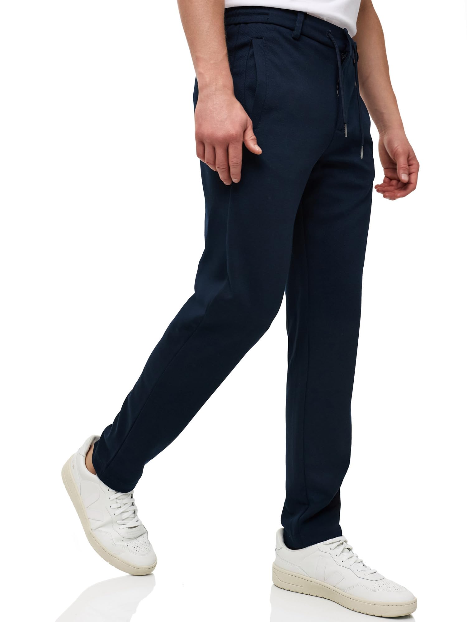KRONSTADT Herren KSHarngate Chinohose Stoffhose mit Stretch und Kordelzug | Legere Herrenhose für Business und Alltag mit flexiblem Bund, Freizeithose, Stretchhose, Chino Pants, Stoffpants für Männer