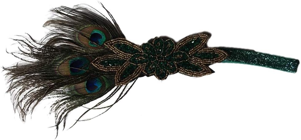 archetto flapper con piume