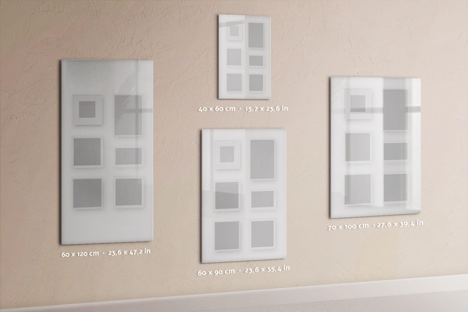 Lavagna Magnetica in Vetro con Accessori | Include Magneti Potenti, Pennarello e Gomma | Casa, Ufficio, Scuola e Creatività - 90x60 - Agenda settimanale