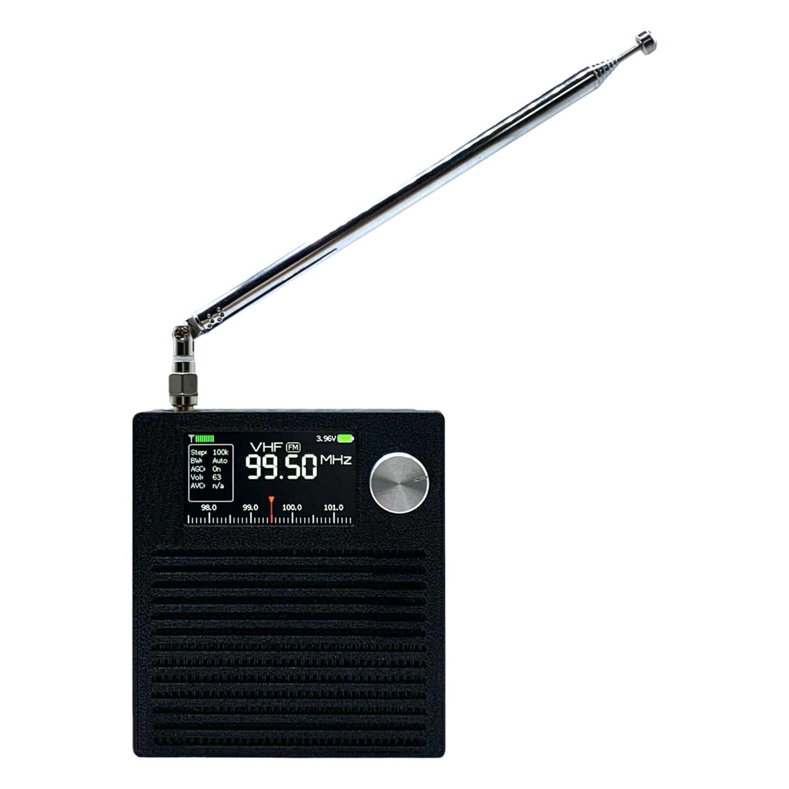 Radio de bolsillo portátil de 3000 mAh batería amplificador circuito con antena para regalos familiares de ancianos en interiores y exteriores, correr, uso de emergencia