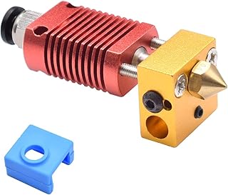 APAAZO 1set 3D Printer Parts MK8 Assembled Extruder Hot End kit compatible with Ender 3 CR10 Printer 0.4mm 1.75mm Nozzle cr10 hotend