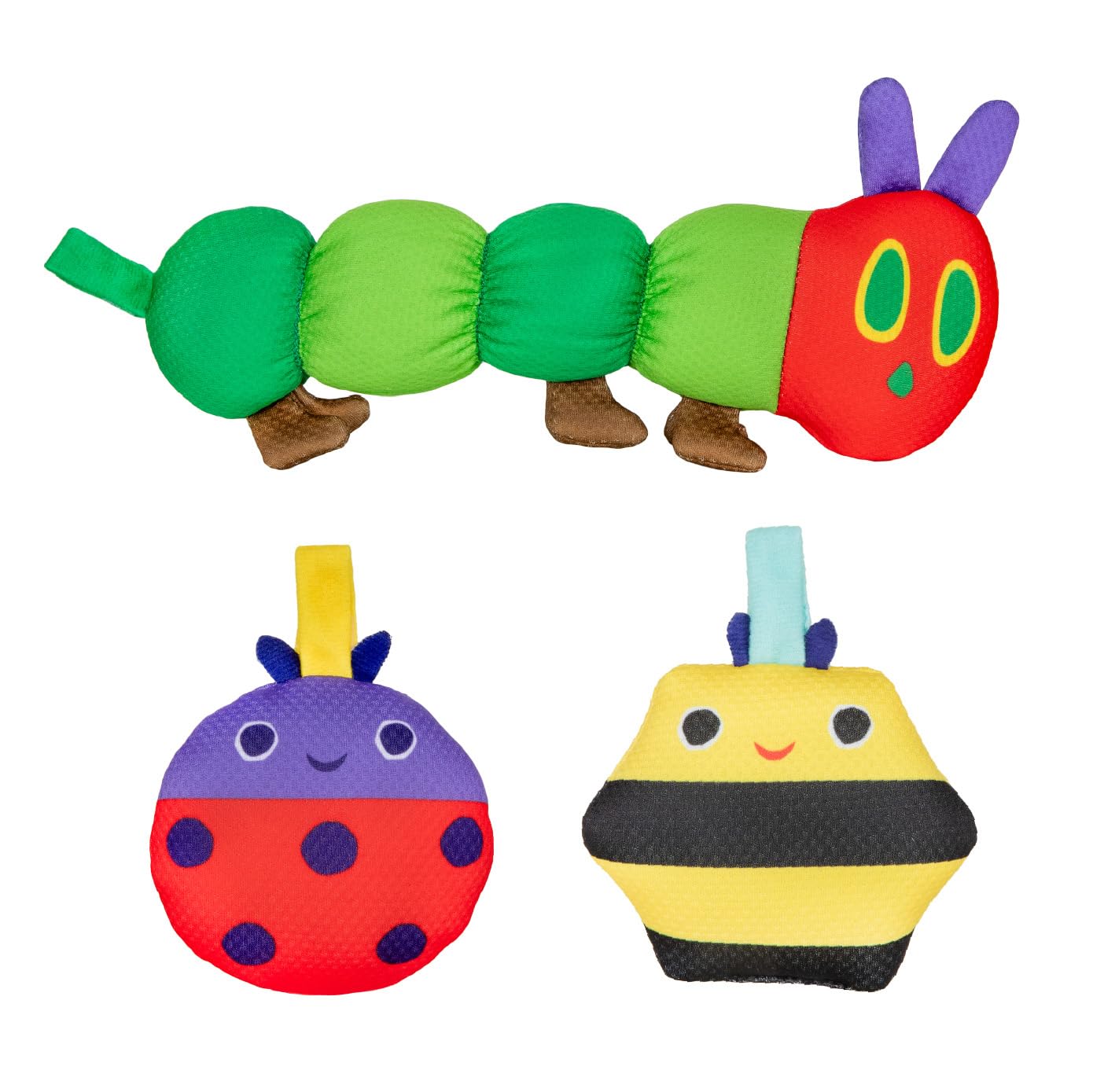 KIDS PREFERRED Eric Carle - Jeu de jouets pour tout-petits de la chenille très affamée, jeu d'eau pour bain, piscine ou plage, jouets de bain flottants pour enfants à partir de 0 ans
