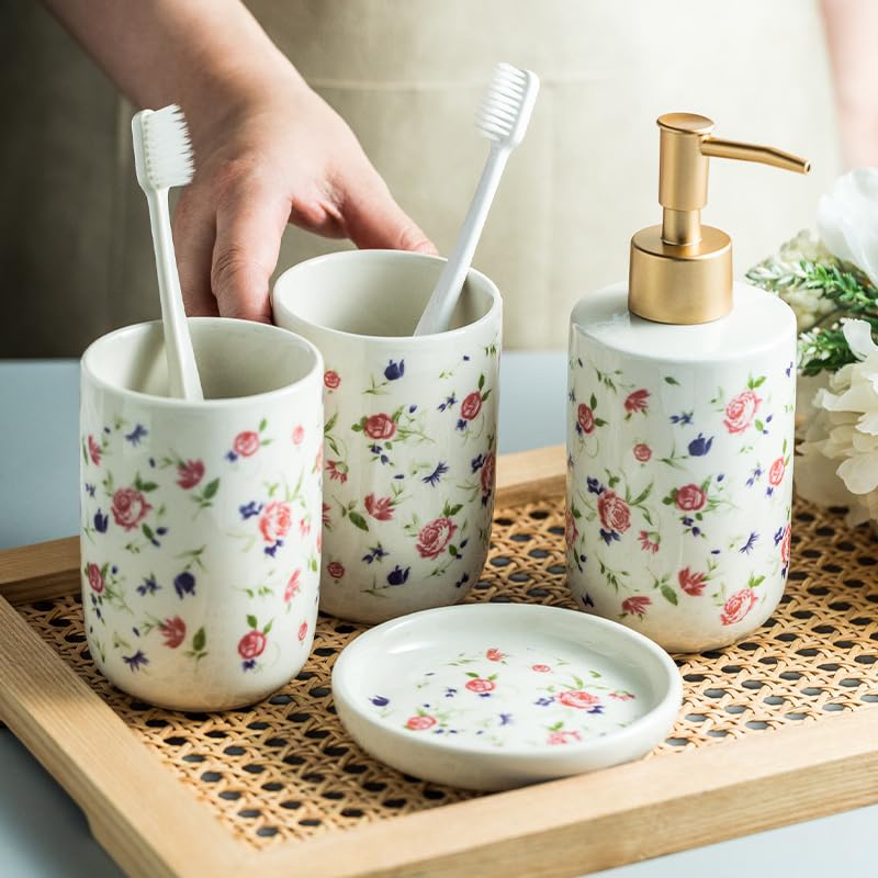 The Better Home Soap Dispenser Set | White Ceramic Soap & Lotion Dispenser Set | Kitchen Dish Soap Pump Dispenser Set | Hand Shower Washing Soap Dispenser for Kitchen Sink & Bathroom (B0CBVHYRG2) Amazon Price History, Amazon Price Tracker
