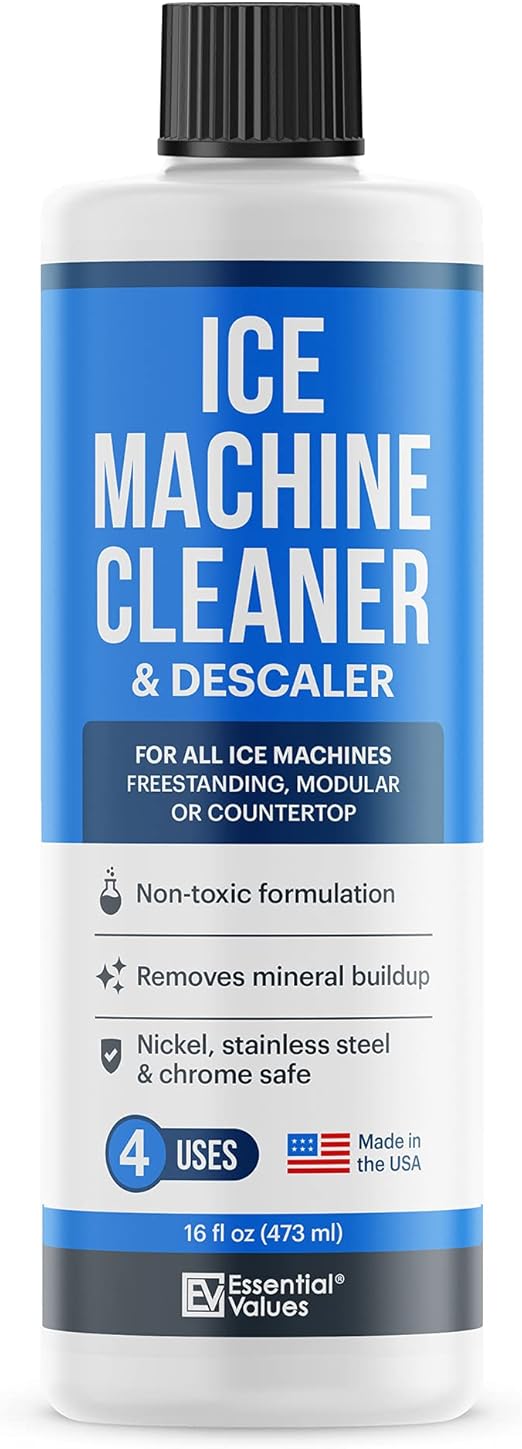 Essential Values Ice Machine Cleaner 16 fl oz, Nickel Safe Descaler