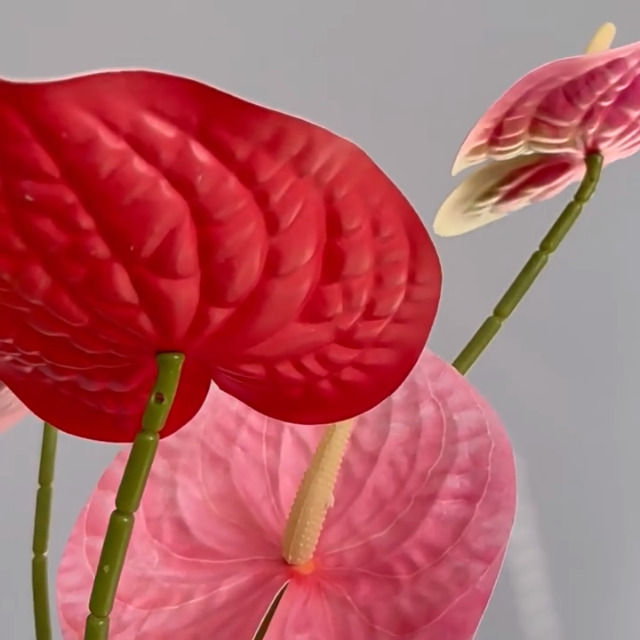 Amazon.com: Corkwaw 8 Pcs 23-5/8 inch Artificial Anthurium Flowers Real  Touch Fake Flower for Table Centerpieces Arrangement and Bridal Wedding  Festival Decor Flower Arrangement (Black) : Home & Kitchen
