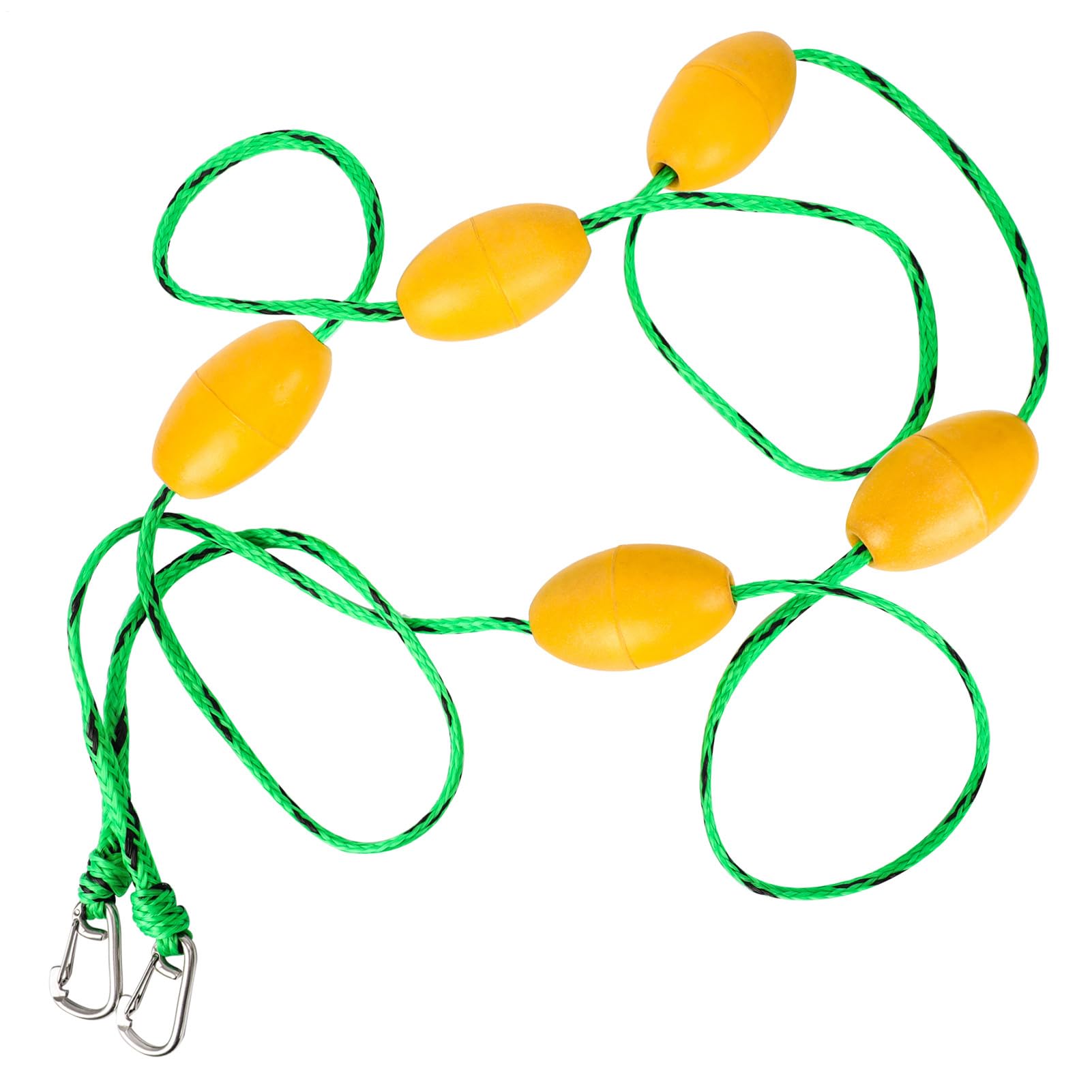 Flotteurs De Cordage pour Piscine,Corde à Bouées de 5m pour Diviser la Piscine | Ligne Flottante avec Crochets INOX Et Bouées pour Délimitation des Zones Adultes