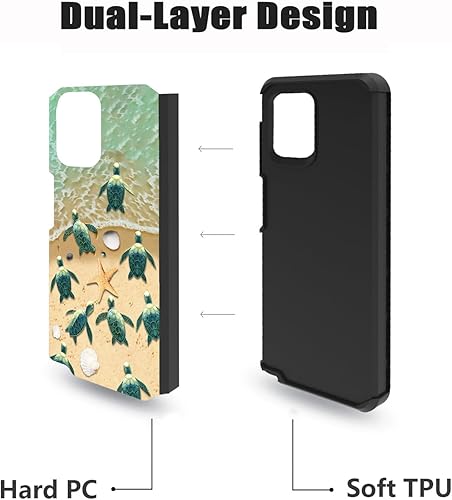 Miniatura 5 de Funda protectora para Motorola Moto G Stylus 5G (2023), 2 en 1, policarbonato duro híbrido y silicona suave, resistente, doble capa, a prueba de