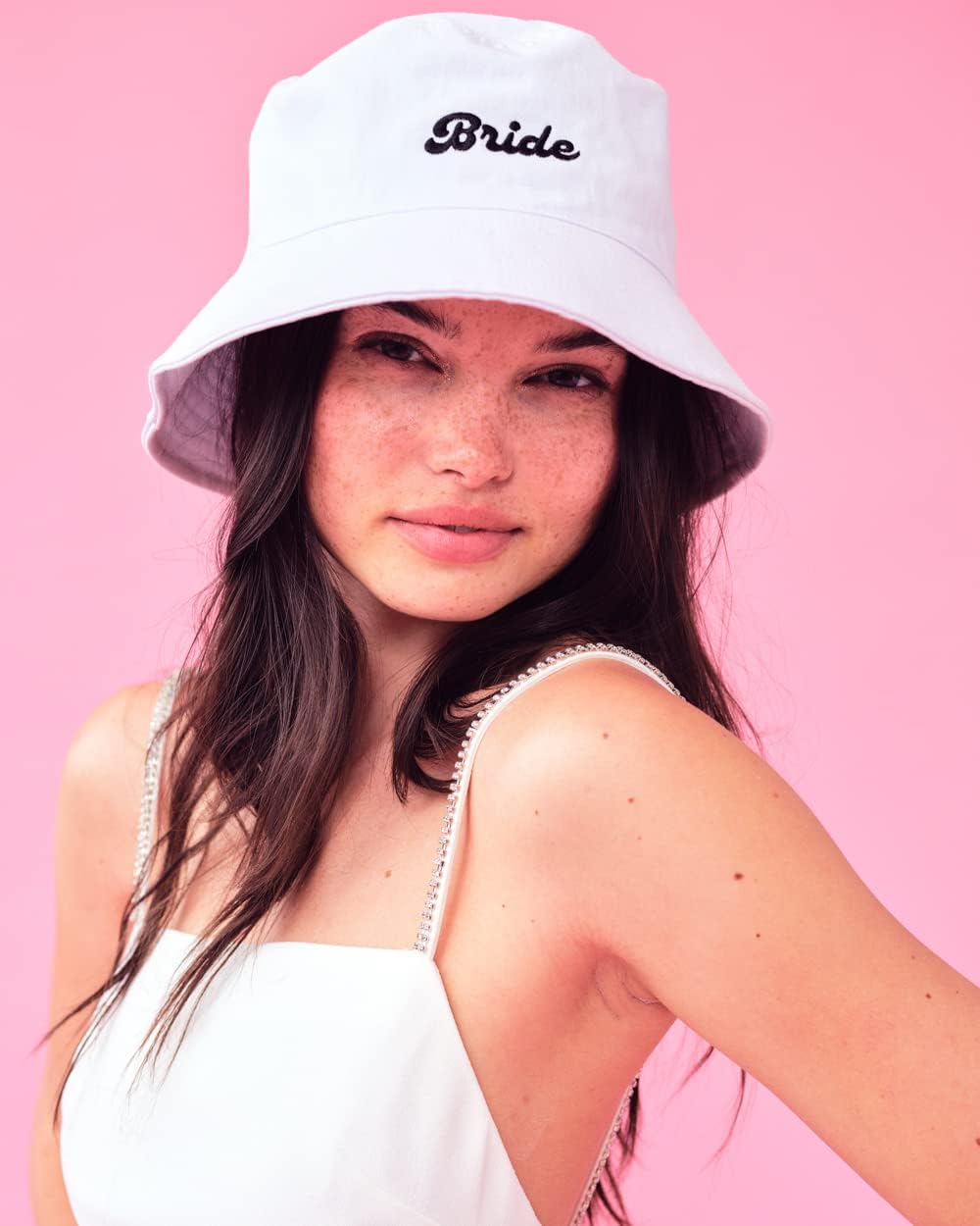 xo, Fetti White Bride Bucket Hat | Beach Bachelorette Party Decorations, Bridal Shower Gift, Bach Favors, Engagement Party Accessory, Camp Bride to Be, Sun Hat