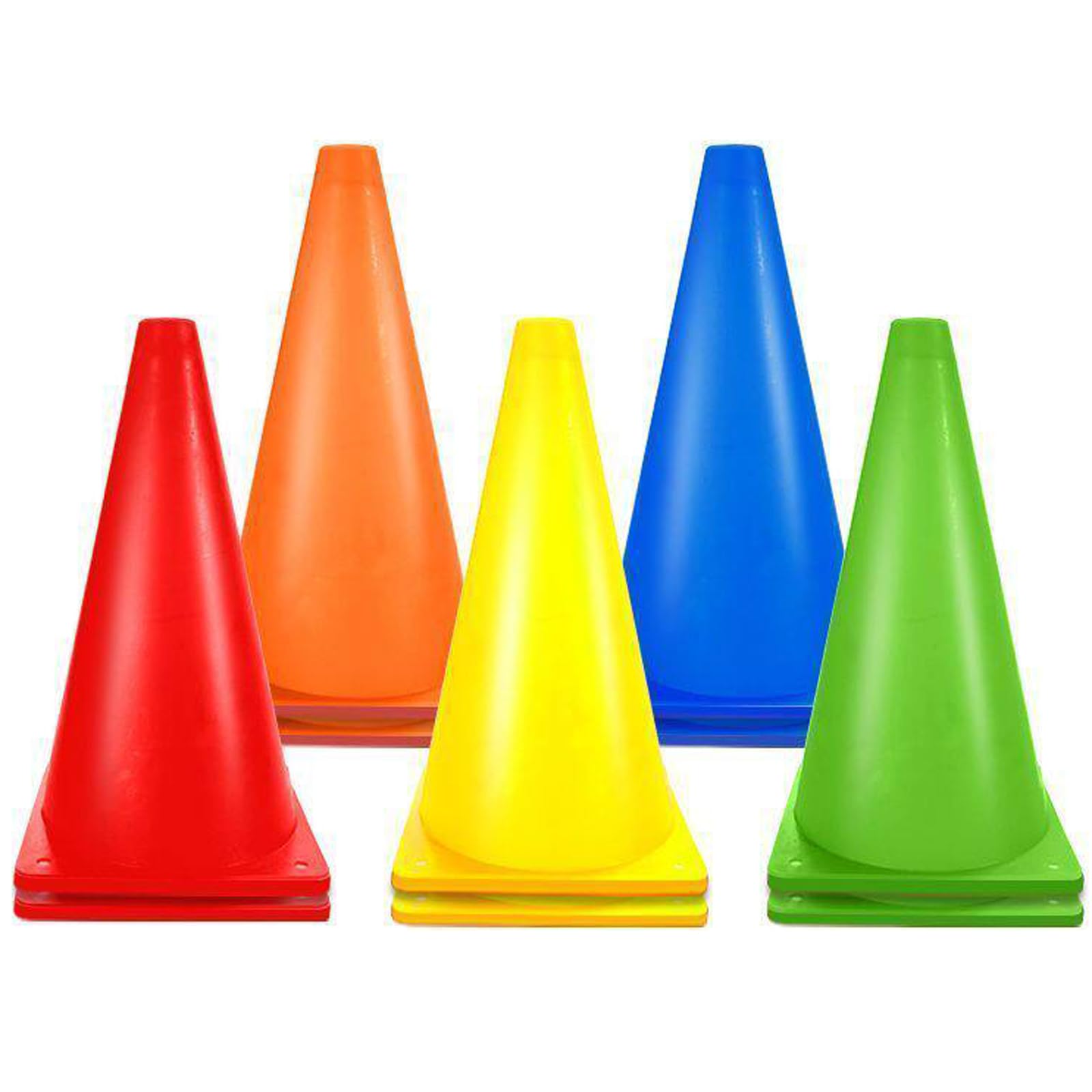 Cinesini per Allenamento Calcio,Cono di Traffico in Plastica,Coni da Allenamento per Calcio,Coni di Segnalazione,Multiuso,Flessibile,per Allenamento Calcio,attività,Gioco,Addestramento
