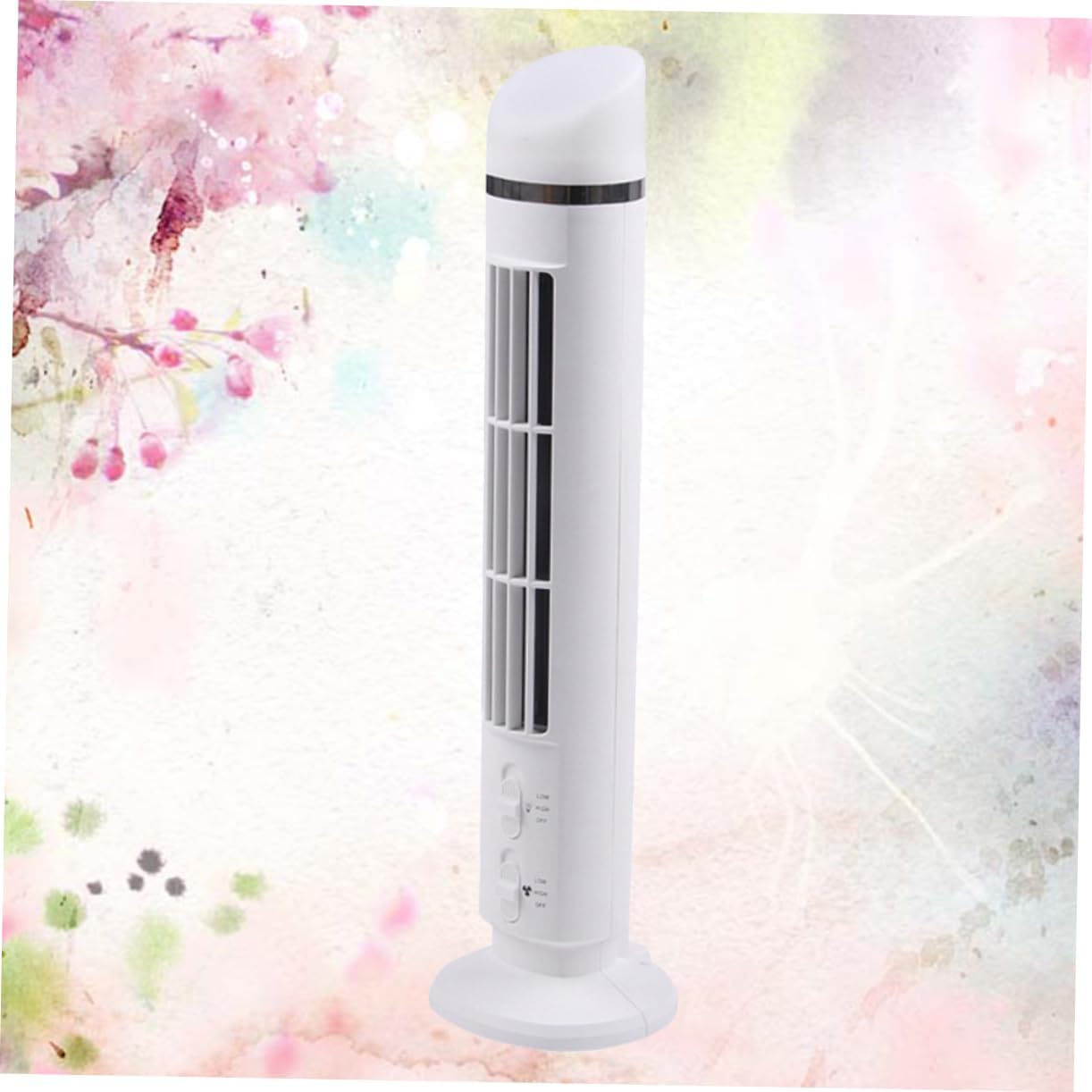 Angoily 3pcs Mini Cooling Fan with Light Usb Desk Fan Silent Bladeless Design for Home Office Accessory for Families Airflow No Battery Required