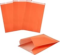 Vista 31 de Restaurantware Bag Tek - Bolsas de papel de 5 x 3 x 8.75 pulgadas para aperitivos, 100 bolsas desechables para papas fritas, a prueba de grasa