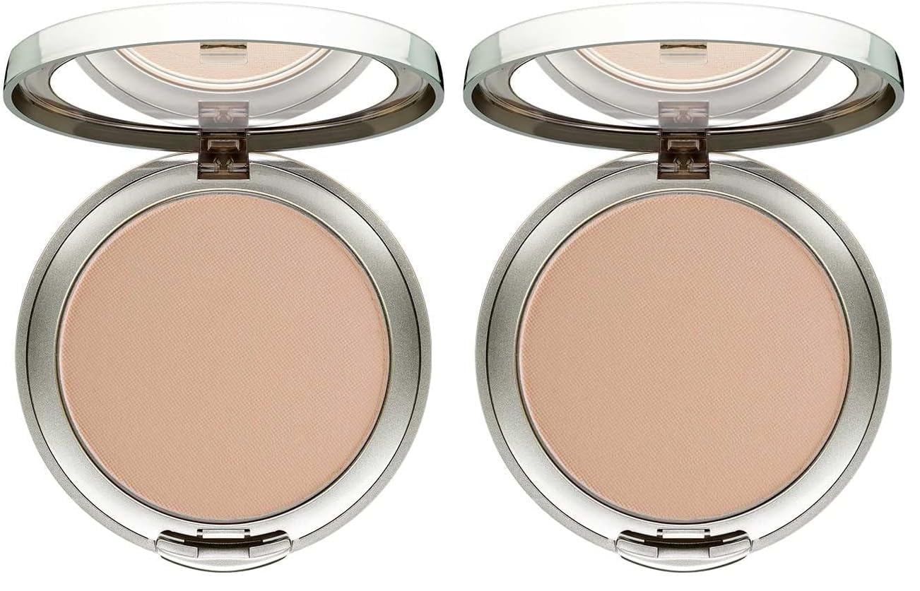 ARTDECO Hydra Mineral Compact Foundation - Feuchtigkeitsspendendes loses Puder in kompakter Form - 1 x 10 g (Packung mit 2)
