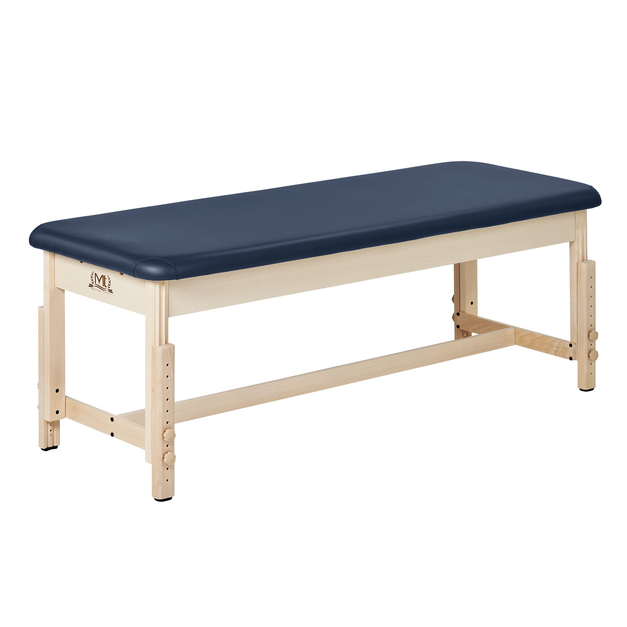 Master Massage Tables Harvey Treatment Stationary Massage Tables, Athletic Bed, Clinical Hospital Treatment Exam Bed for Clinic, Athlete Training Tattoo Acupuncture Spa Salon Facial Bed, Blue