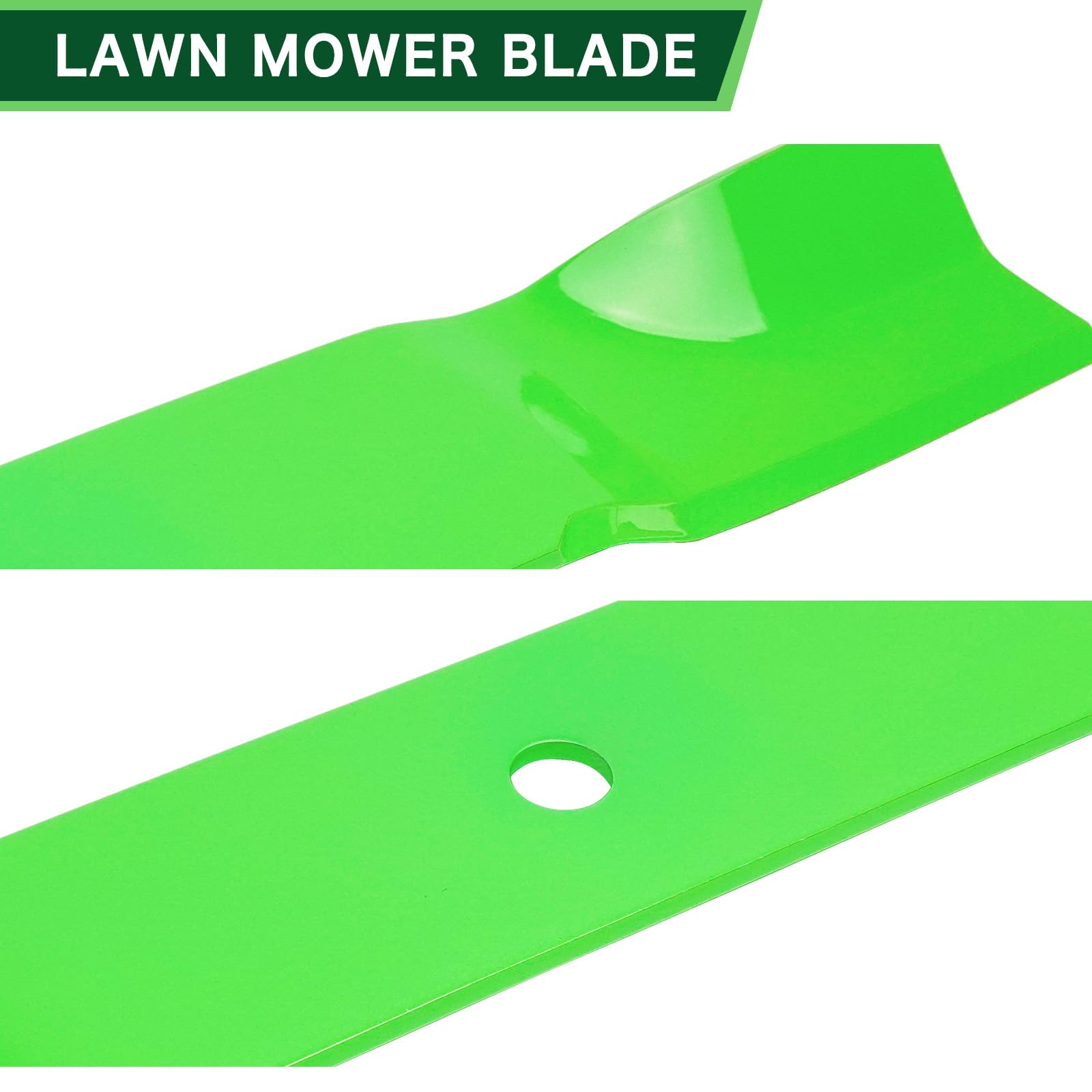 Paquete de 3 cuchillas para cortacésped 742-04415 942-04415 para cubiertas de corte Cub Cad y 60 pulgadas M60 Tank 60 PRO Z100 02005019 01005338 (elevación alta)