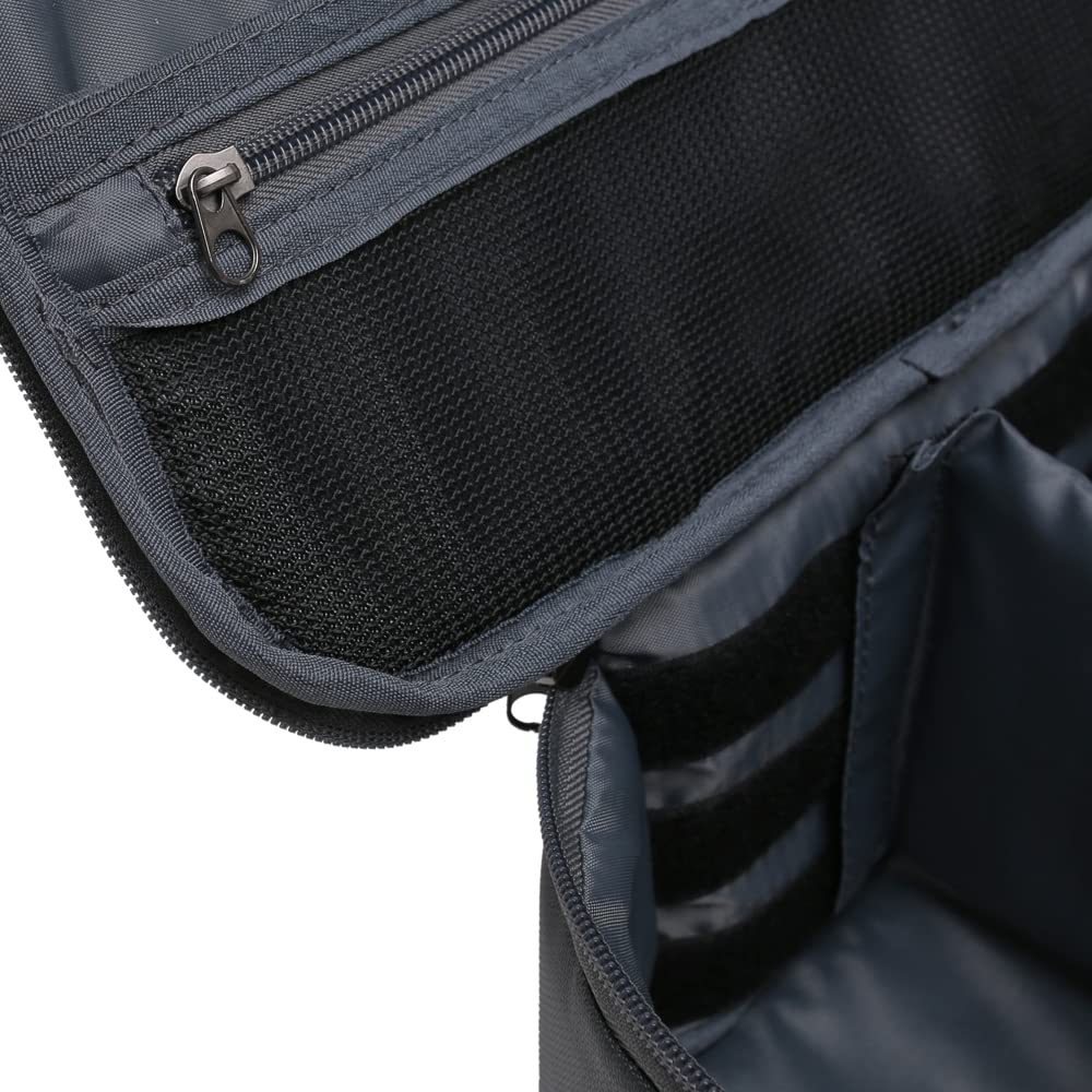 Kylebooker Angelrolle Ausrüstungstasche Tragbare Angelausrüstung Organizer Aufbewahrungstasche Rollenkoffer für Spinning, Köder, Fliegenrollen, grau, Angelrollenetui
