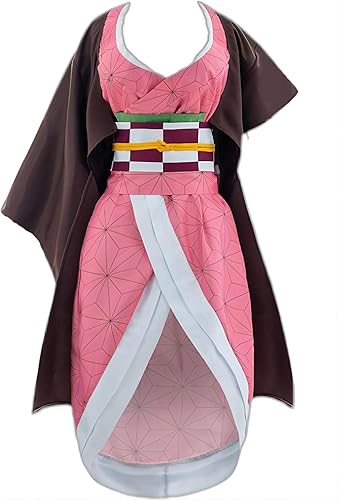 Disfraz de cosplay de arándanos para Demon Slayer Kimetsu no Yaiba Nezuko Kamado