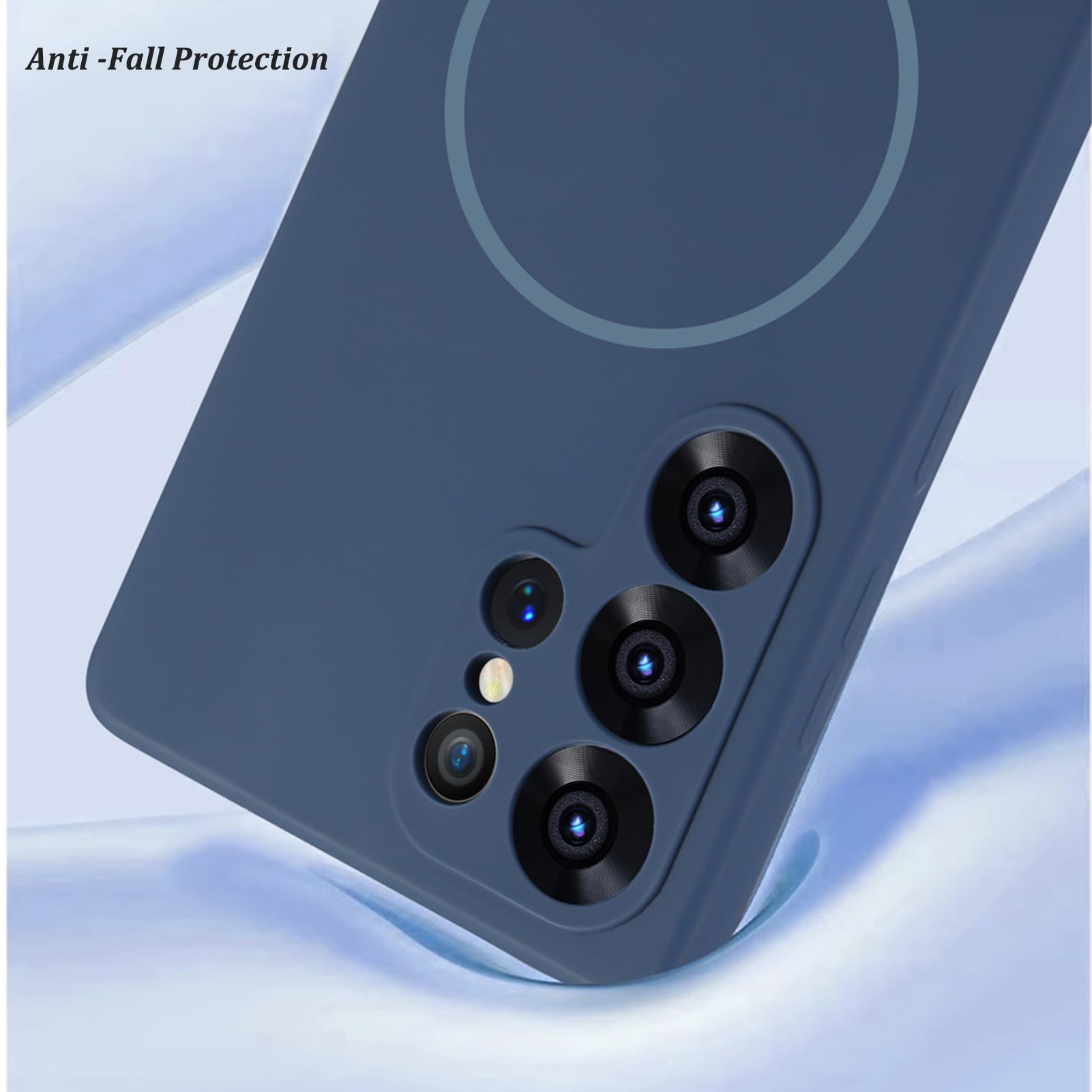 Magnetyczne etui do Samsung Galaxy S25 Ultra/S25 Plus/S25, ochrona aparatu z płynnego silikonu, odporne na zarysowania, ultracienkie, miękkie etui, antypoślizgowe, różowe, S25 Ultra