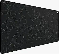 Mousepad Gamer Force One Skyhawk XXL Preto 90x40cm - Precisão Extrema para FPS, Base Antiderrapante e Superfície Speed Premium