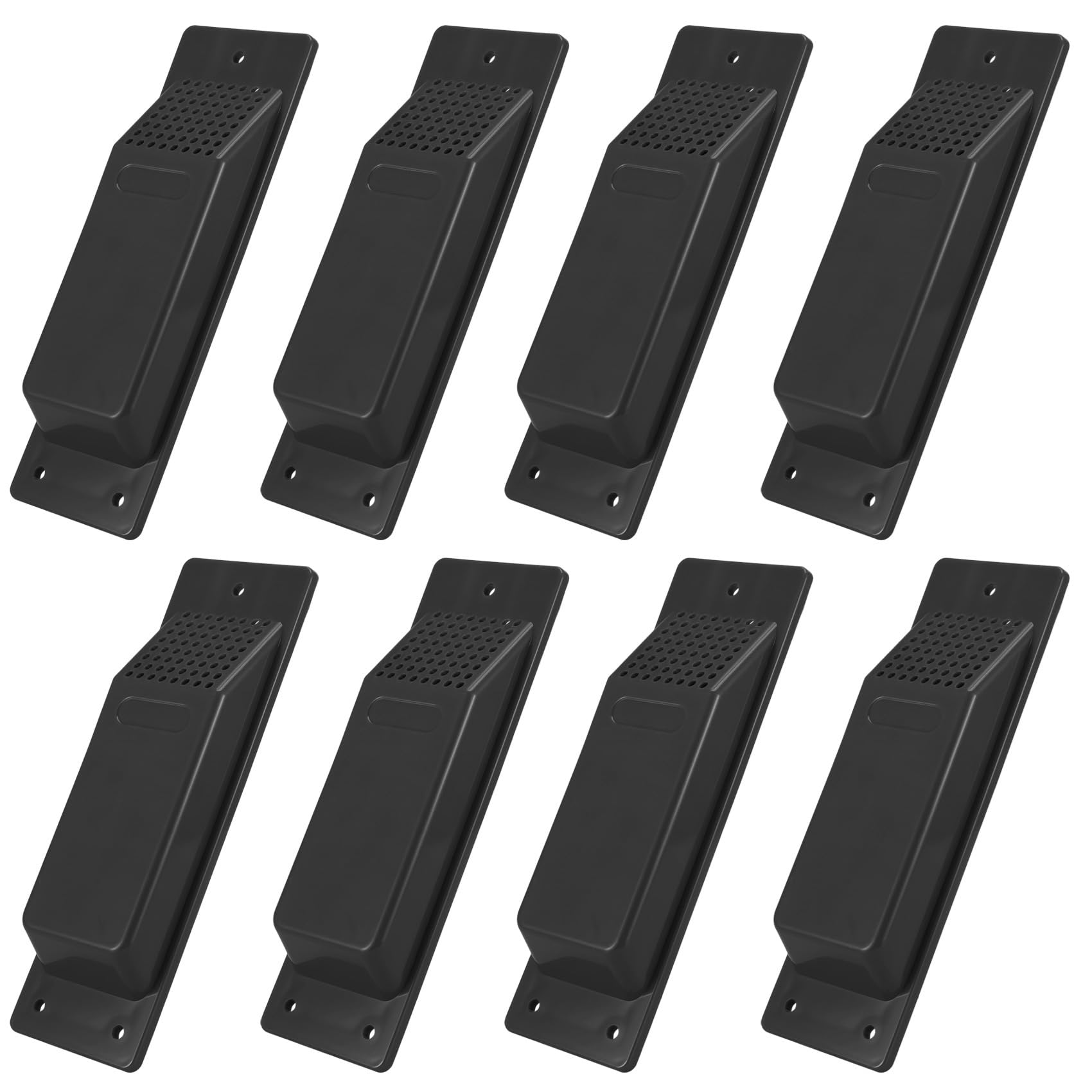 Kit de Ventilation pour Conteneur D'Expédition 24 Pièces, Accessoires de Conteneur D'Expédition Robustes, Kit de Ventilation à Flux Noir