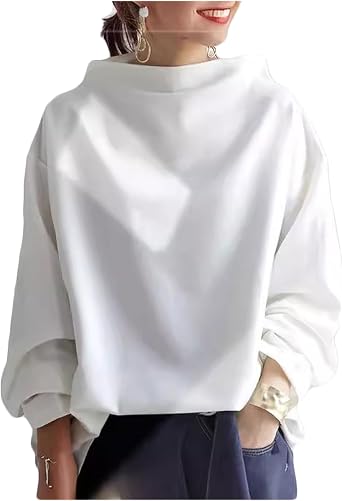 Legou Bottom Loose Casual Top Half High Neck Comfortable Casual