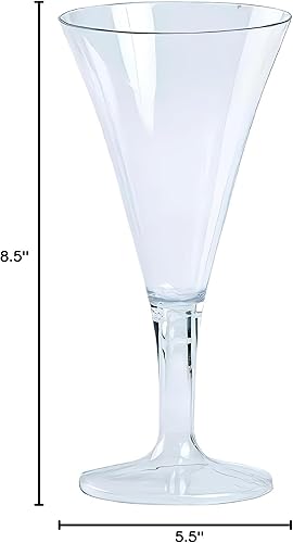 Miniatura 3 de Lillian Tablesettings Vaso de Martini, Mini, transparente, paquete de 10, 4.5 x 8.5 x 5.5 pulgadas (64562)