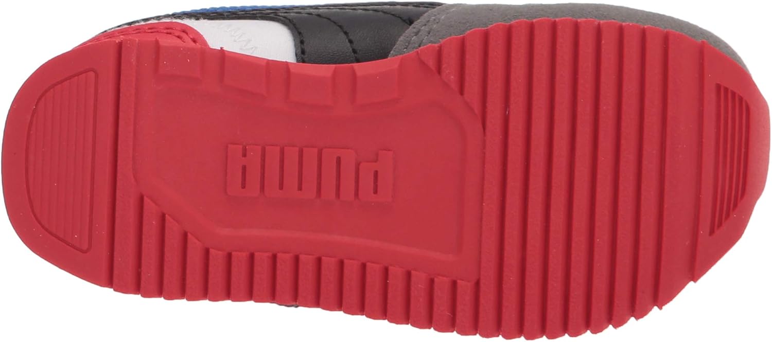 PUMA Voltaic 3 V Kids Running Shoe (Toddler/Little Kid/Big Kid),Beetroot Purple/Spectrum Blue/Sunny Lime,5 M US Toddler