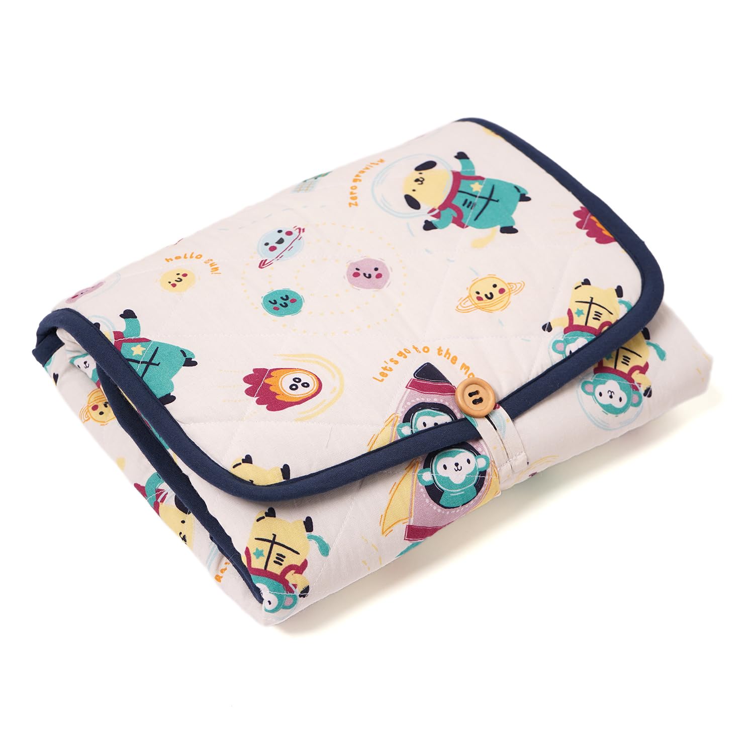 Tidy Sleep Portable Diaper Changing Mat/Pad for Newborns & Infants Baby 0-24 Months Light Weight, Portable, Water Proof (Our Mission)-image-12