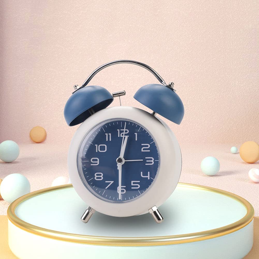 Reloj despertador digital pequeño para estudiantes, silencioso, para niños, alarma luminosa con alto volumen y timbre personalizado