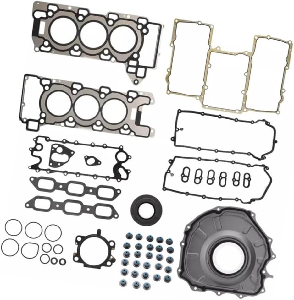 Engine Cylinder Head Gasket Timing Chain Piston Kit Fit For L R J 3.0T 2995CC V6 306PS AJ126 3.0L AJ811966 AJ812448 Car