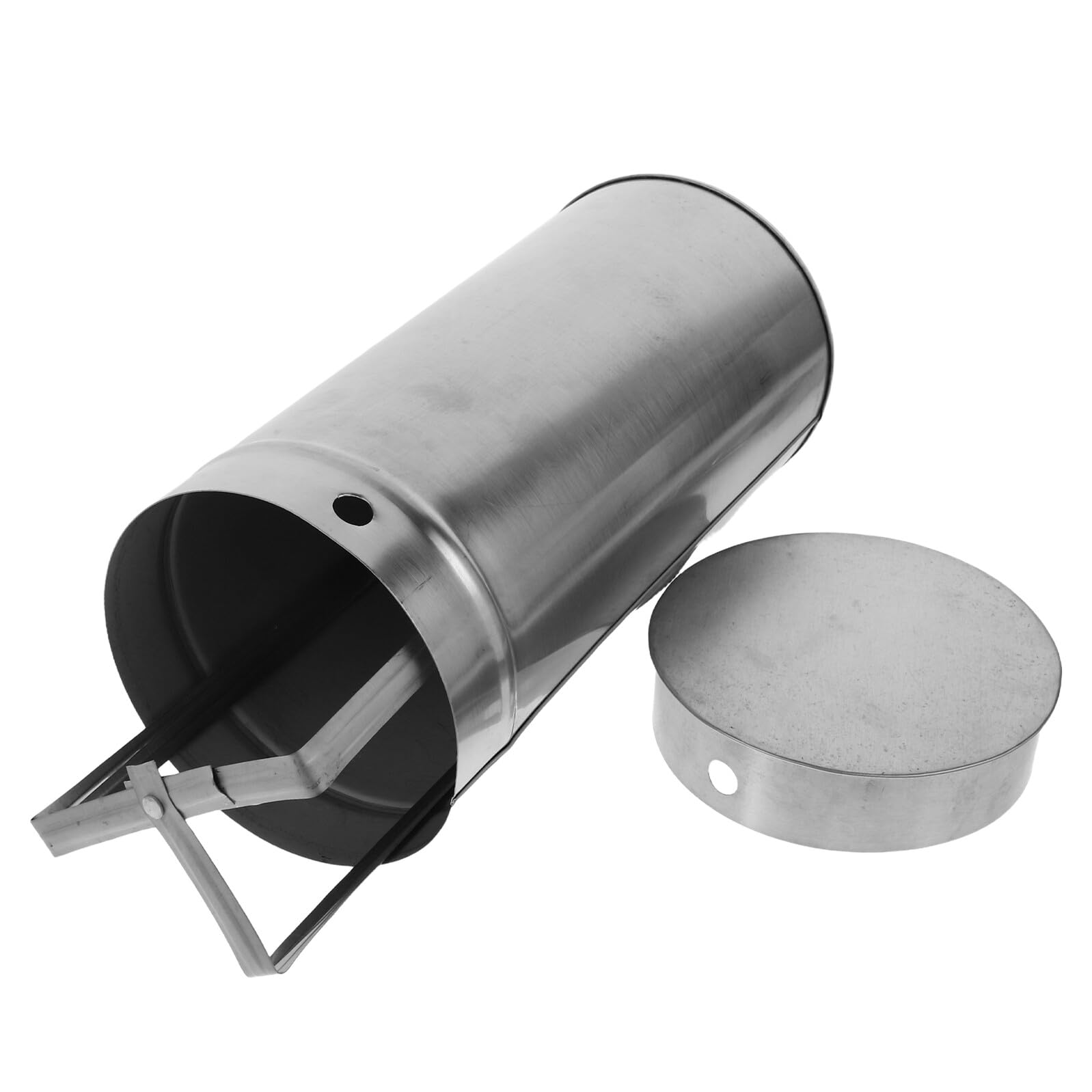 Hohopeti Placa De Petri De Acero Inoxidable Tubo De Laboratorio Con Tapa Recipiente De Esterilización Para Pipetas Tubo De Acero Inoxidable Para Instrumentos