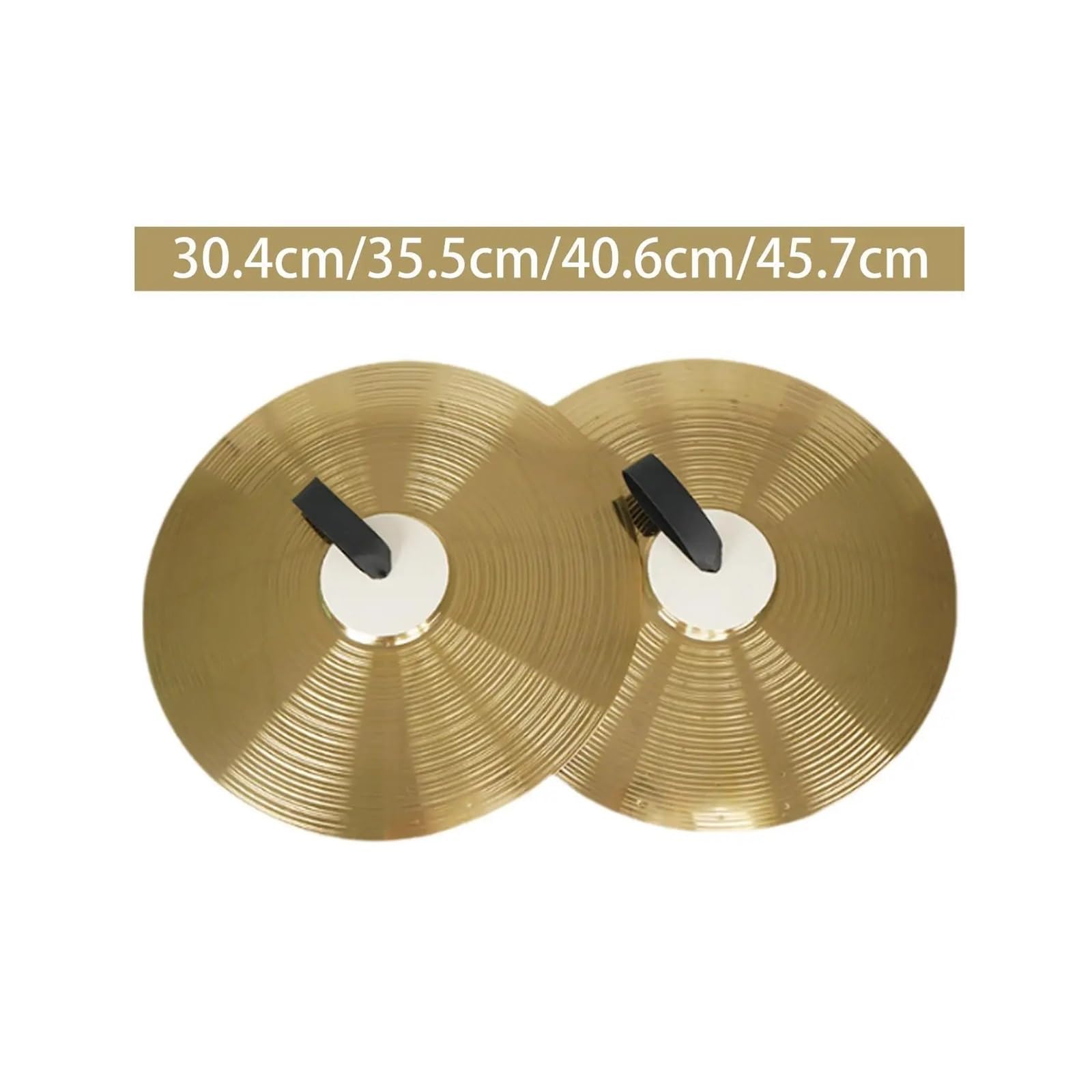 Cimbali a Mano Crash Cymbal Drum Piatti portatili robusti Strumenti a percussione for spettacoli teatrali Festival musicali Concerti