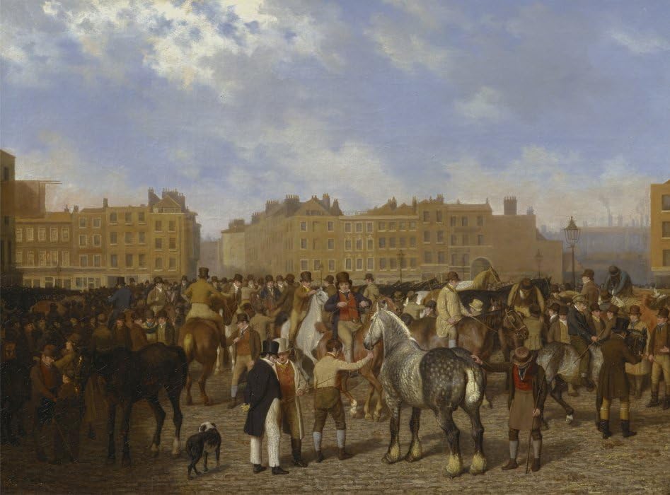 Peinture sur toile Vieux marché de Smithfield pour chambre cosy