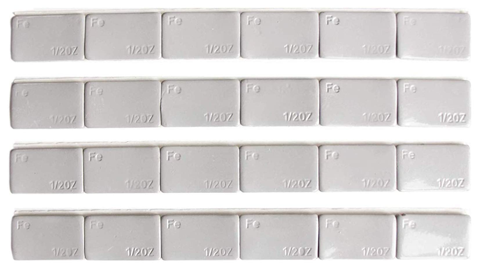 ACCRETION 1/2 Oz Grey Adhesive Backed Wheel Weights (12 Oz Pack)