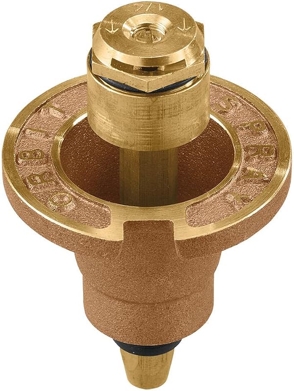 5-Pack Orbit 54072 Brass Pop-Up Flush Head Sprinkler with Quarter Pattern Spray Nozzle